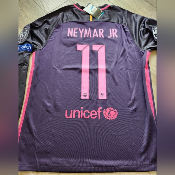 Jersey Soccer Version Retro Team Barcelona Neymar Jr #11 Long Sleeve - Picture 3 of 7